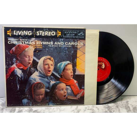 The Robert Shaw Chorale Christmas Hymns and Carols Vinyl LP RCA Living Stereo - Picture 1 of 6
